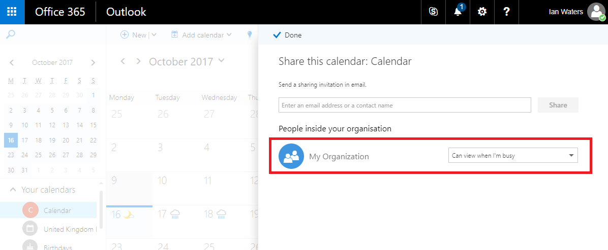 Sharing Your Office 365 Calendar Is Easy Using Our Guide - Southern IT